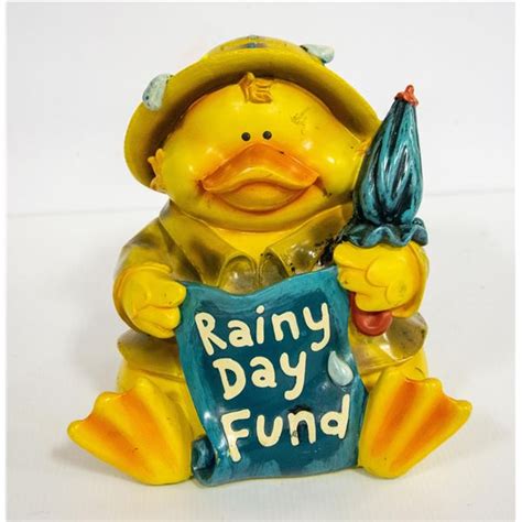 rainy day fund metal box vintage|Vintage for a Rainy Day Bank .